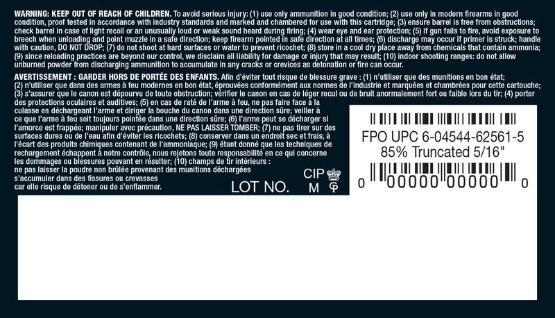 American Eagle Rifle, 223 Rem, 75 Grain, Total Metal Jacket, 2775 fps