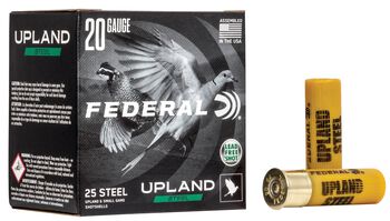 Upland Steel, 20 Gauge, 7.5 Shot, 2-3/4 in, 3/4 oz, 1500 fps