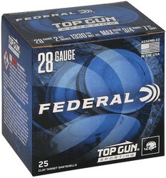 Top Gun, 28 Gauge, 7.5 Shot, 2-3/4 in, 3/4 oz, 1330 fps