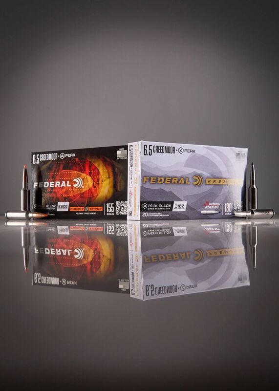 Fusion Tipped Rifle, 6.5 Creedmoor +Peak, 155 Grain, Fusion Tipped, 2900 fps