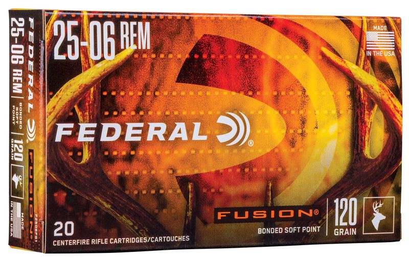 Fusion Rifle, 25-06 Rem, 120 Grain, Fusion Soft Point, 2980 fps