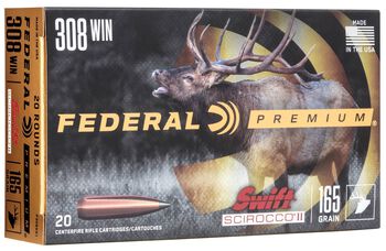 Swift Scirocco II, 308 Win, 165 Grain, Swift Scirocco, 2700 fps