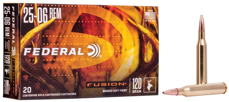 Fusion Rifle, 25-06 Rem, 120 Grain, Fusion Soft Point, 2980 fps