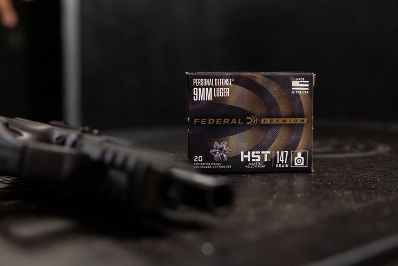 Personal Defense HST, 9mm Luger, 147 Grain, HST Jacketed Hollow Point, 1000 fps