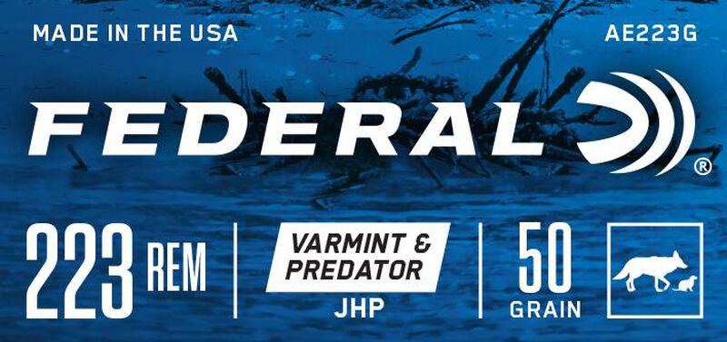 Varmint &amp; Predator, 223 Rem, 50 Grain, Jacketed Hollow Point, 3325 fps