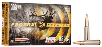 Barnes TSX, 308 Win, 165 Grain, Barnes Triple-Shock X Bullet (TSX), 2650 fps