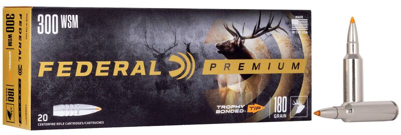 Trophy Bonded Tip, 300 WSM, 180 Grain, Trophy Bonded Tip, 2960 fps