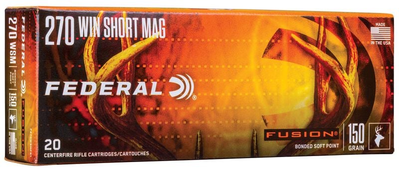 Fusion Rifle, 270 WSM, 150 Grain, Fusion Soft Point, 3060 fps