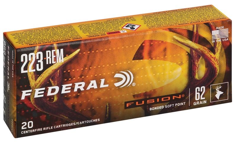 Fusion Rifle, 223 Rem, 62 Grain, Fusion Soft Point, 3000 fps