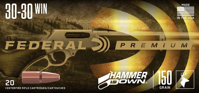 HammerDown Rifle, 30-30 Win, 150 Grain, Bonded Soft Point, 2390 fps