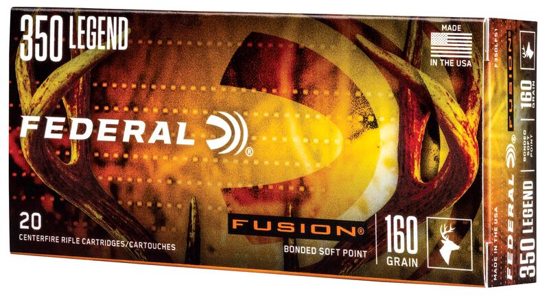 Fusion Rifle, 350 Legend, 160 Grain, Fusion Soft Point, 2300 fps