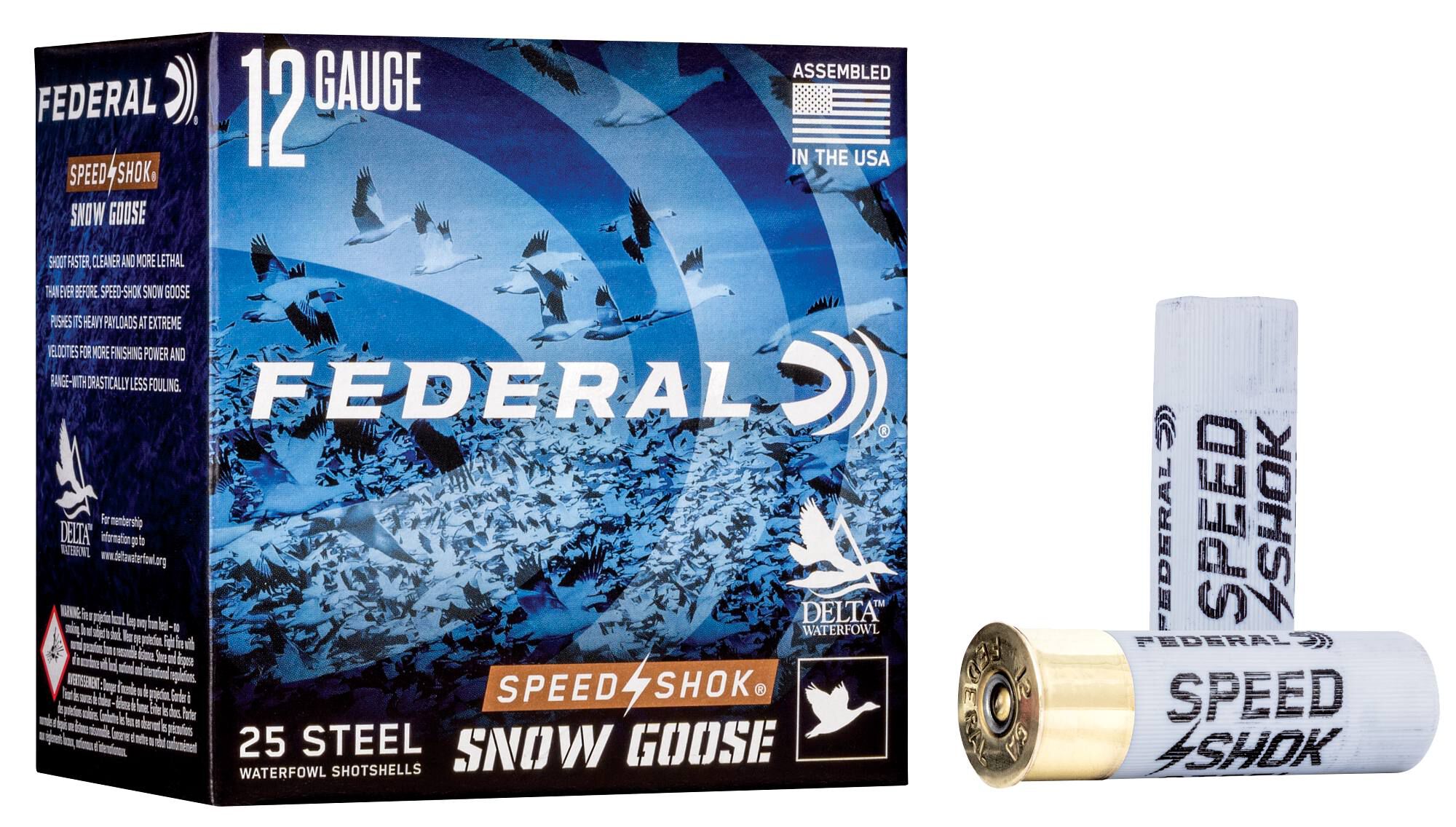 Federal Speed-Shok Steel Snow Goose 12ga WF142SGBB 3in 1-1/4oz BB – Hard-Hitting Snow Goose Load, 25 Rounds 2 Federal Speed-Shok Steel Snow Goose 12ga WF142SGBB 3in 1-1/4oz BB – Hard-Hitting Snow Goose Load, 25 Rounds - Image 2