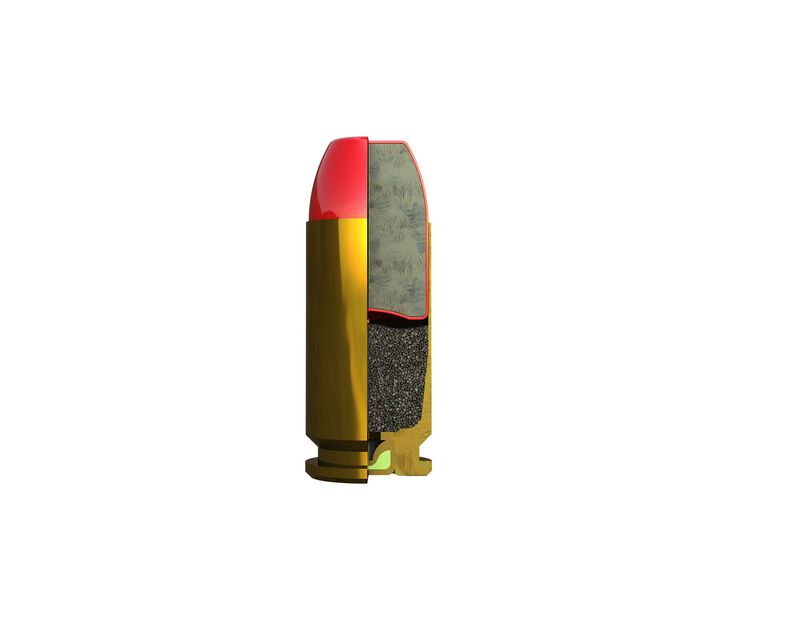 Syntech Range, 40 S&amp;W, 165 Grain, Syntech Jacket Flat Nose, 1060 fps