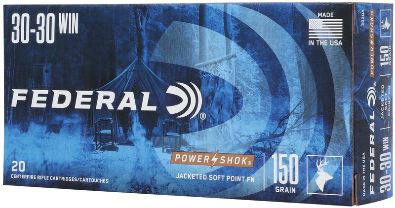 Power-Shok Rifle, 30-30 Win, 150 Grain, Jacketed Soft Point, 2390 fps