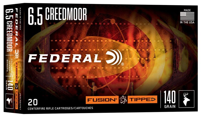 Fusion Tipped Rifle, 6.5 Creedmoor, 140 Grain, Fusion Tipped, 2715 fps