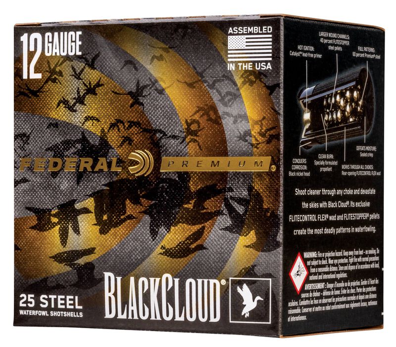 Black Cloud FS Steel, 12 Gauge, BB Shot, 3-1/2 in, 1 1/2 oz, 1500 fps
