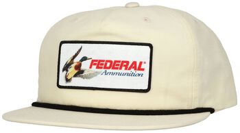 Federal Duck Patch Black Rope Hat