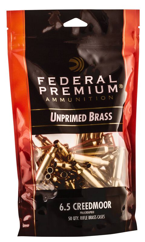 Unprimed Brass-Rifle, 6.5 Creedmoor