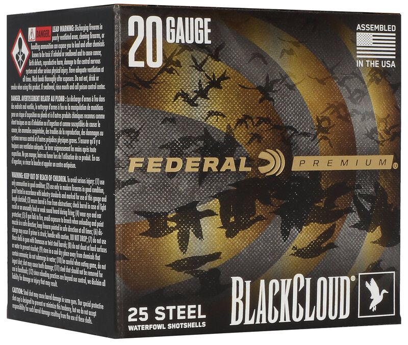 Black Cloud FS Steel, 20 Gauge, 2 Shot, 3 in, 1 oz, 1350 fps