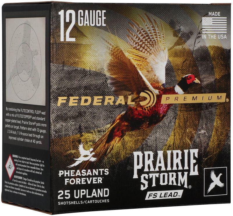 Prairie Storm FS Lead, 12 Gauge, 6 Shot, 2-3/4 in, 1 1/4 oz, 1500 fps