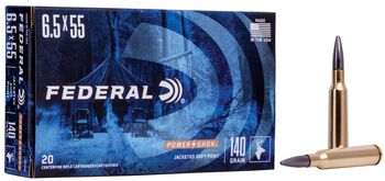 Power-Shok Rifle, 6.5x55 Swedish, 140 Grain, Jacketed Soft Point, 2650 fps