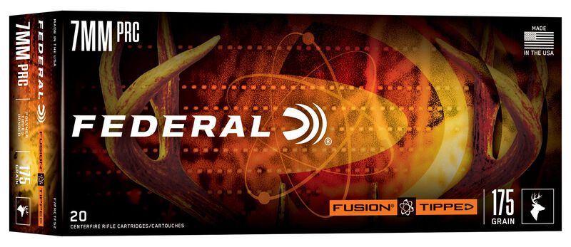 Fusion Tipped Rifle, 7MM PRC, 175 Grain, Fusion Tipped, 2925 fps