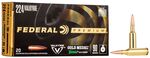 Gold Medal Sierra MatchKing, 224 Valkyrie, 90 Grain, Sierra Matchking Boat-Tail Hollow Point, 2700 fps