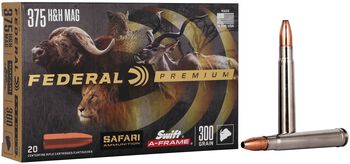 Safari Swift A-Frame, 375 H&H Magnum, 300 Grain, Swift A-Frame, 2450 fps