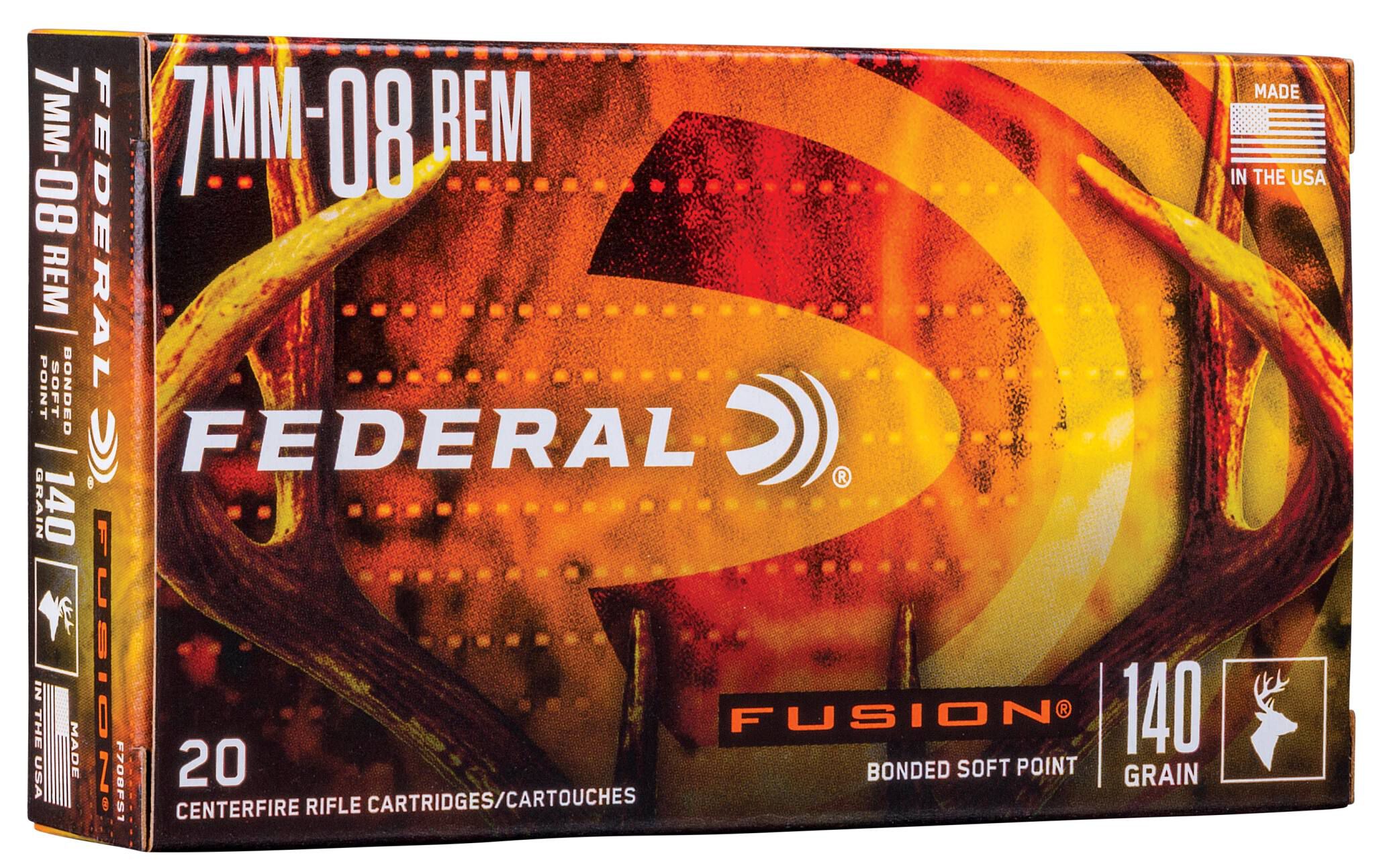 Federal 7mm-08 140gr Fusion – Powerful 7mm-08 Rem Deer Hunting Ammo, 2850 fps, 20 Rounds 4 Federal 7mm-08 140gr Fusion – Powerful 7mm-08 Rem Deer Hunting Ammo, 2850 fps, 20 Rounds - Image 4