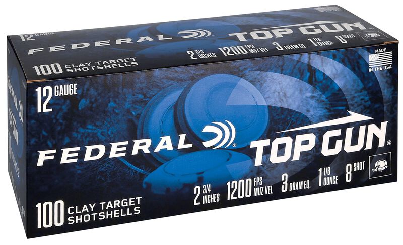Top Gun, 12 Gauge, 8 Shot, 2-3/4 in, 1 1/8 oz, 1180 fps