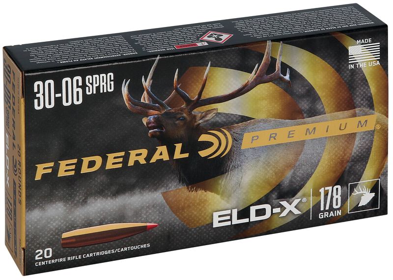 ELD-X, 30-06 Springfield, 178 Grain, ELD-X, 2750 fps