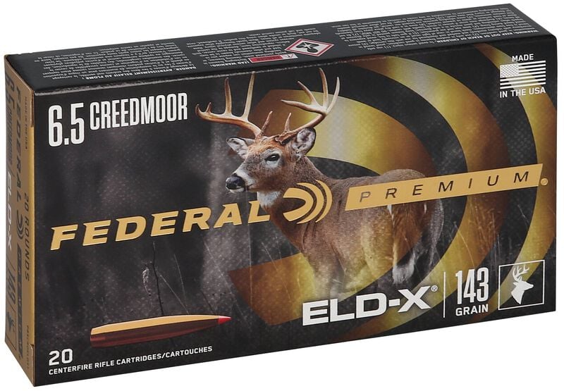 ELD-X, 6.5 Creedmoor, 143 Grain, ELD-X, 2700 fps