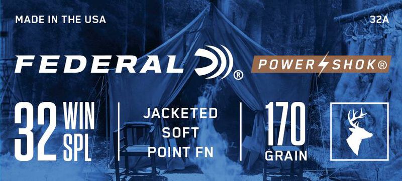 Power-Shok Rifle, 32 Win Special, 170 Grain, Jacketed Soft Point, 2250 fps