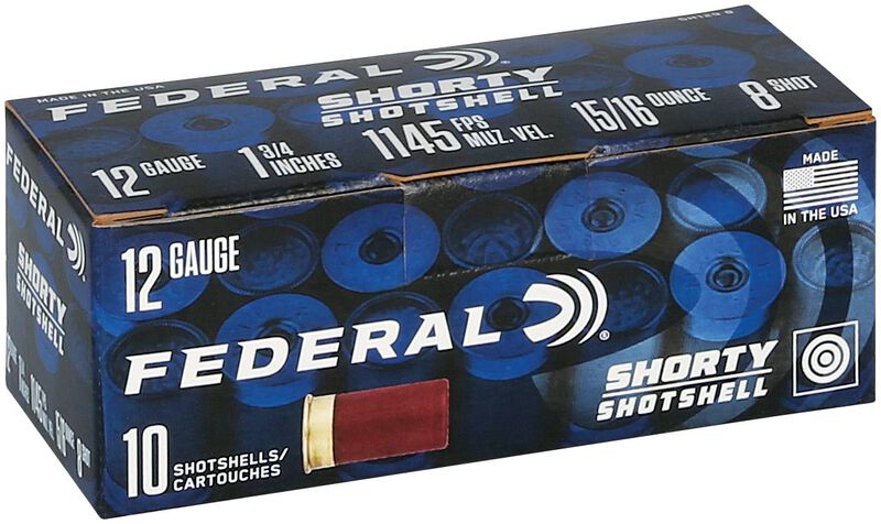 Shorty Shells, 12 Gauge, 8 Shot, 1-3/4 in, 15/16 oz, 1145 fps