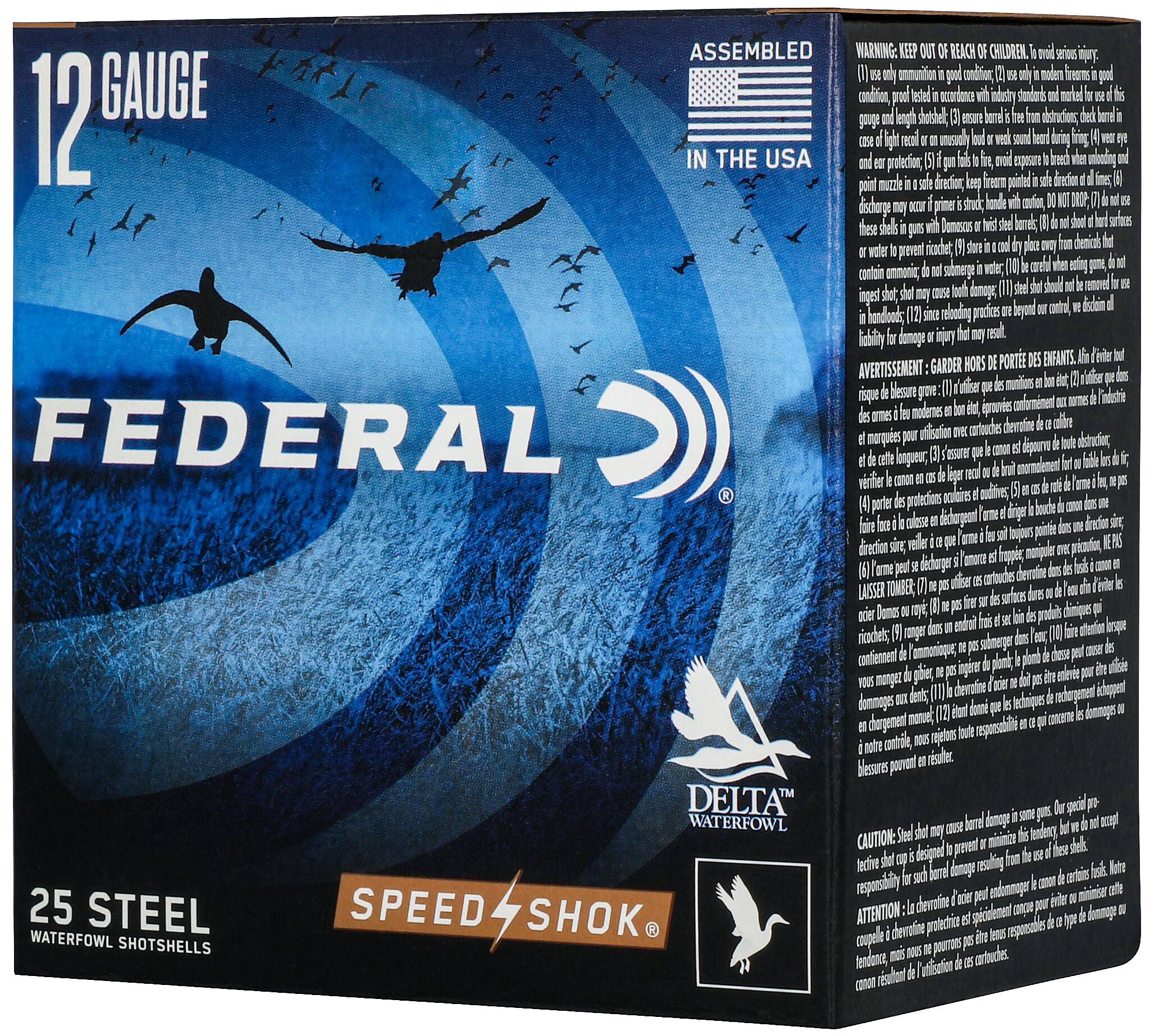 Federal 12ga 3in BB Speed-Shok – Powerful 12 Gauge Waterfowl Loads, 1550 fps, 25 Rounds 3 Federal 12ga 3in BB Speed-Shok – Powerful 12 Gauge Waterfowl Loads, 1550 fps, 25 Rounds - Image 3