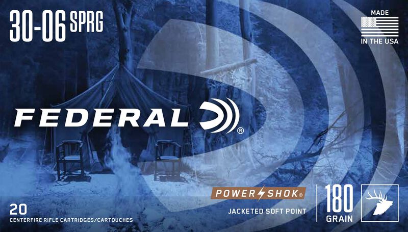 Power-Shok Rifle, 30-06 Springfield, 180 Grain, Jacketed Soft Point, 2700 fps