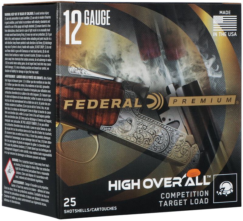 High Over All, 12 Gauge, 8 Shot, 2-3/4 in, 1 1/8 oz, 1145 fps