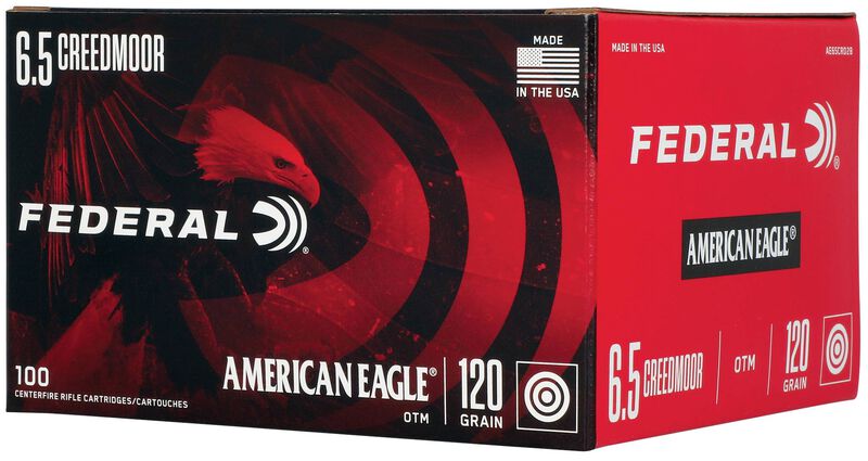 American Eagle Rifle, 6.5 Creedmoor, 120 Grain, Open Tip Match, 2900 fps