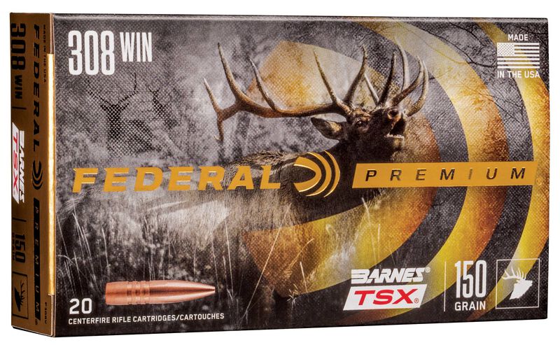 Barnes TSX, 308 Win, 150 Grain, Barnes Triple-Shock X Bullet (TSX), 2820 fps
