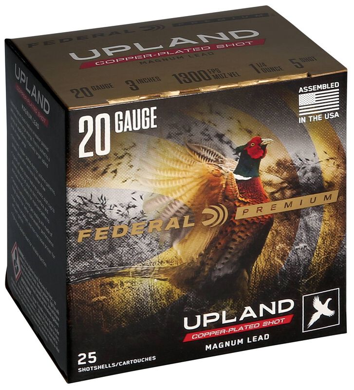 Upland Magnum, 20 Gauge, 5 Shot, 3 in, 1 1/4 oz, 1300 fps