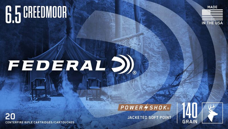 Power-Shok Rifle, 6.5 Creedmoor, 140 Grain, Jacketed Soft Point, 2725 fps