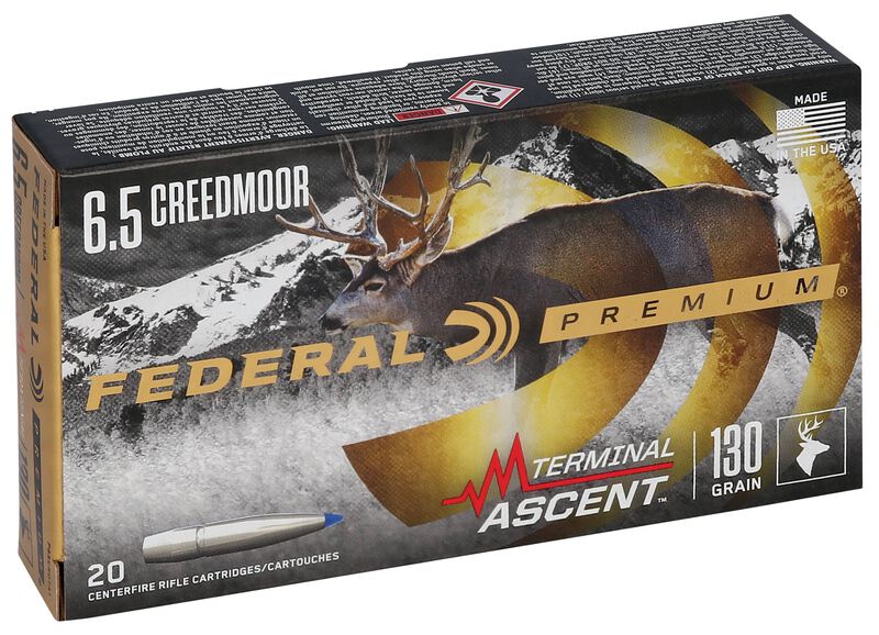 Terminal Ascent, 6.5 Creedmoor, 130 Grain, Terminal Ascent, 2800 fps