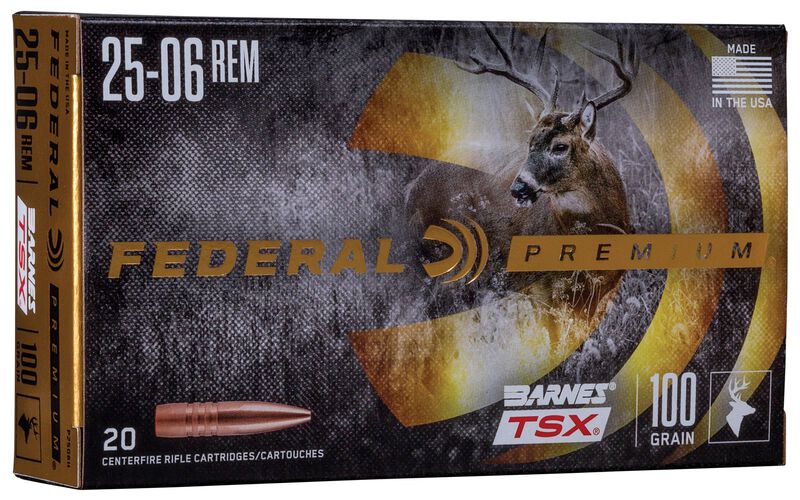 Barnes TSX, 25-06 Rem, 100 Grain, Barnes Triple-Shock X Bullet (TSX), 3210 fps