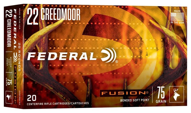 Fusion Rifle, 22 Creedmoor, 75 Grain, Fusion Soft Point, 3300 fps