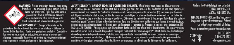 Power-Shok Rifle, 270 Win, 150 Grain, Jacketed Soft Point, 2830 fps