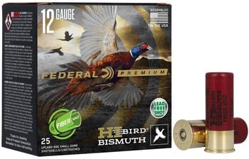 Hi-Bird Fiber Wad Bismuth, 12 Gauge, 5 Shot, 2-3/4 in, 1.25 oz, 1330 fps