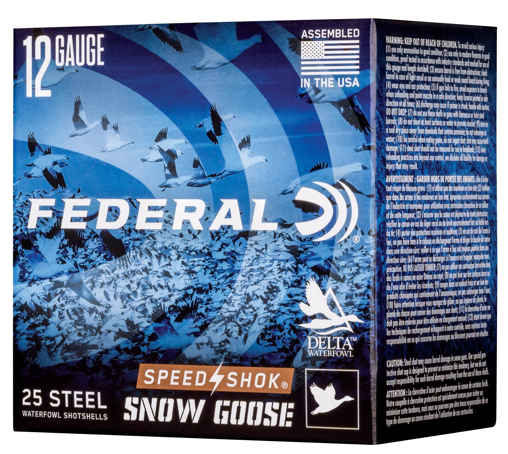 Federal 12 ga 1-1/4oz #2 Speed-Shok – Powerful 12 Gauge Snow Goose Loads, 1450 fps, 25 Rounds - Image 2