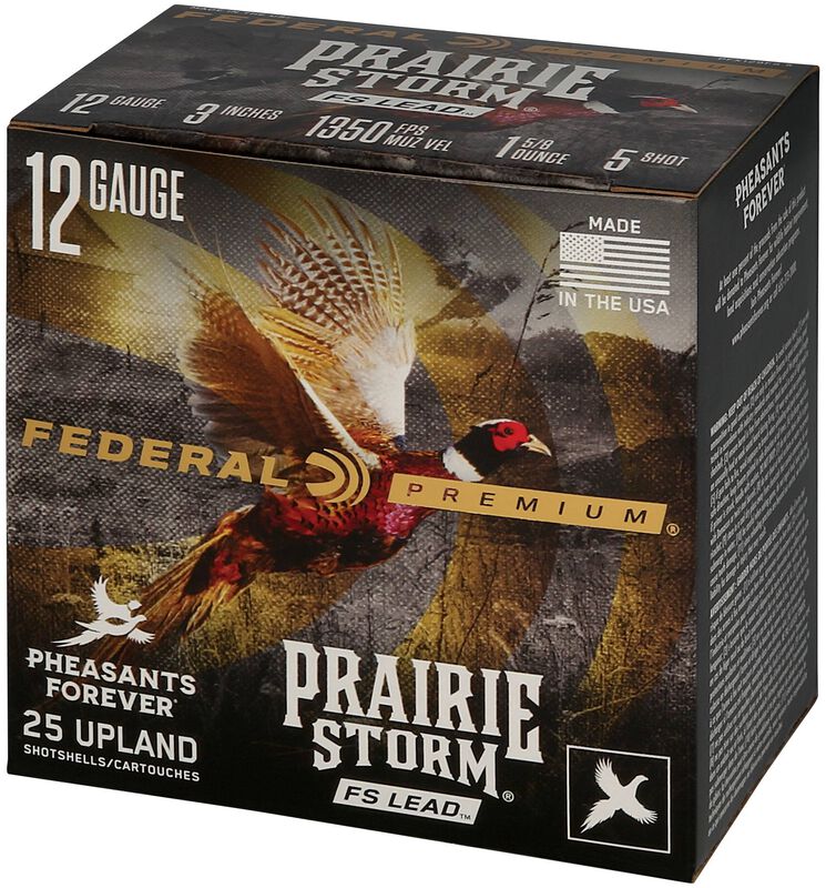 Prairie Storm FS Lead, 12 Gauge, 5 Shot, 3 in, 1 5/8 oz, 1350 fps