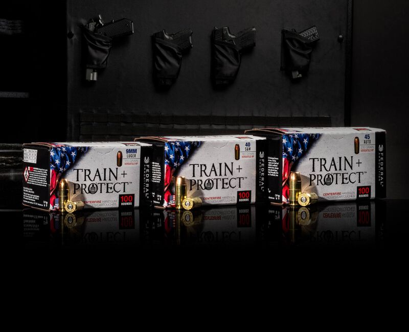 Train + Protect, 40 S&amp;W, 180 Grain, Jacketed Hollow Point, 1000 fps