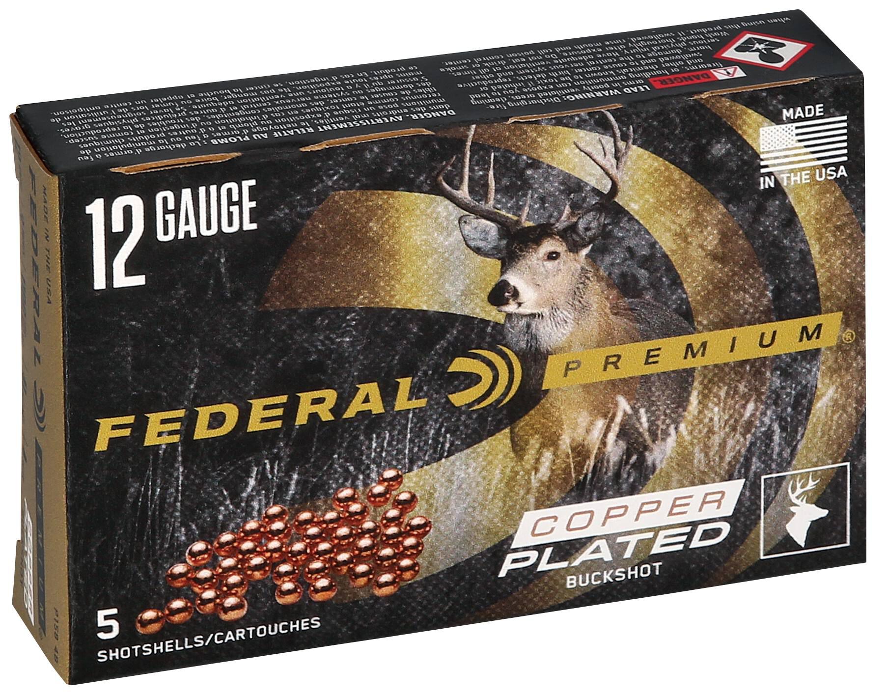 Federal Premium Buckshot 12ga P1584B 3in 41 Pellets #4 Buck – Dense-Patterning Predator and Hog Load, 5 Rounds - Image 3